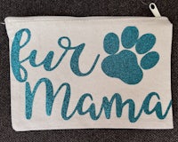 fur mama zipper pouch