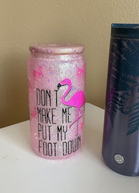 don't make me put my foot down coffee mug